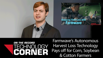 [Technology Corner] Farmwave's Autonomous Harvest Loss Technology Pays off for Farmers