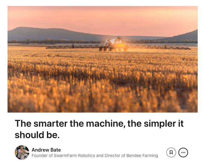 The Smarter the Machine, the Simpler it Should Be