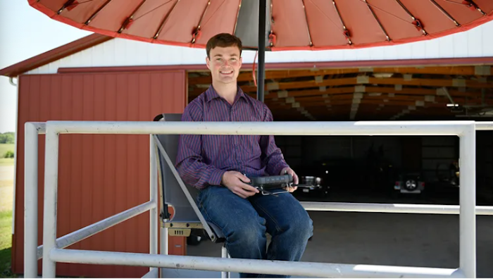 Peyton Fallen Controlling Drones
