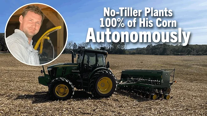 Innovative Farmer Plants Entire Crop Autonomously 