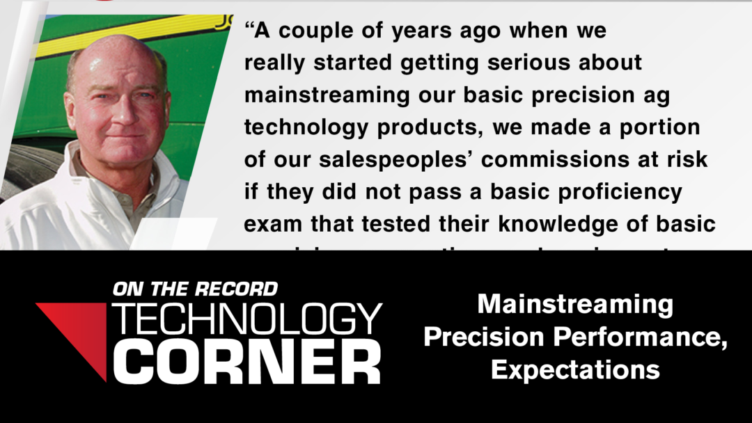 Mainstreaming Precision Performance, Expectations