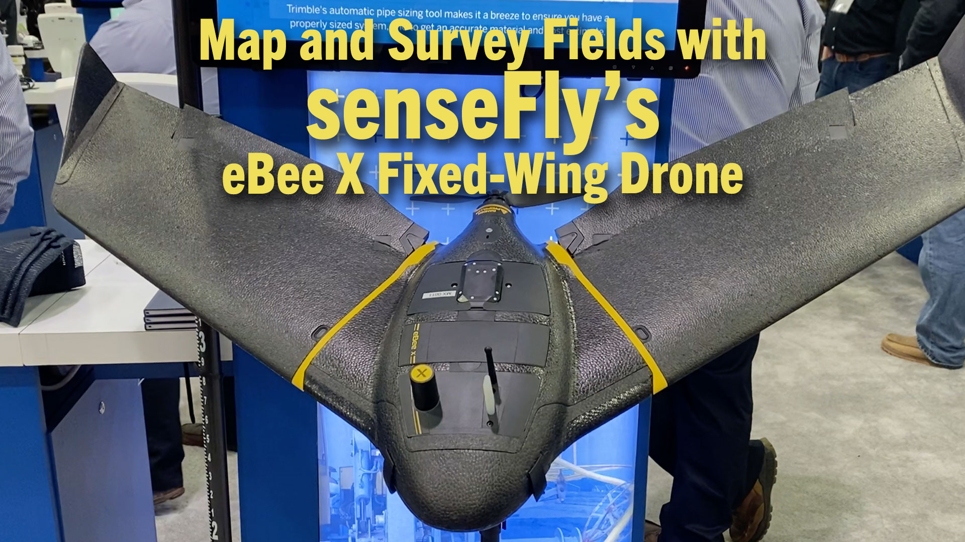 Tilpasning skrige samtale Video] Map and Survey Fields with senseFly's eBee X Fixed-Wing Drone