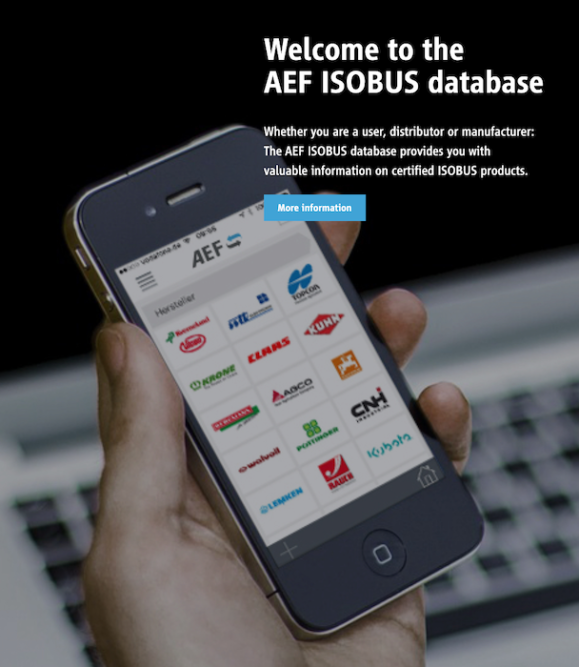 AEF ISOBUS Database Homepage.png