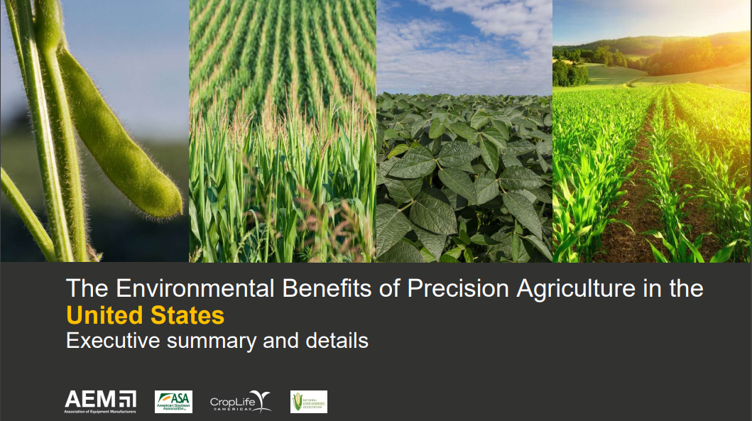 Environmental Benefits of Precision Agriculture in the U.S. study