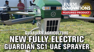 Guardian Agriculture's Autonomous Electric Drone Sprayer